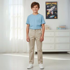Polo Ralph Lauren Boys Classic Chino Pants, Khaki, Size 8